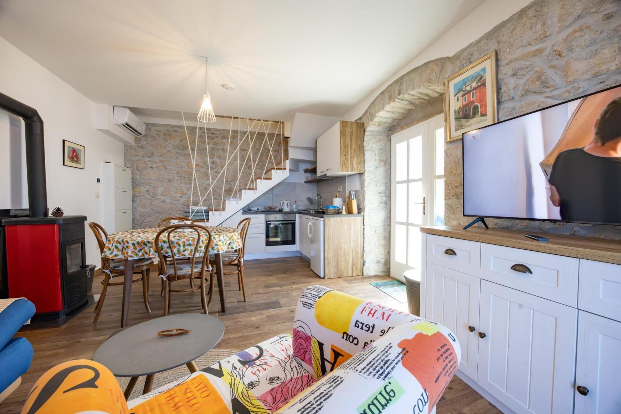 Stone House Kurtic Stara Podgora Villa Eksteriør billede