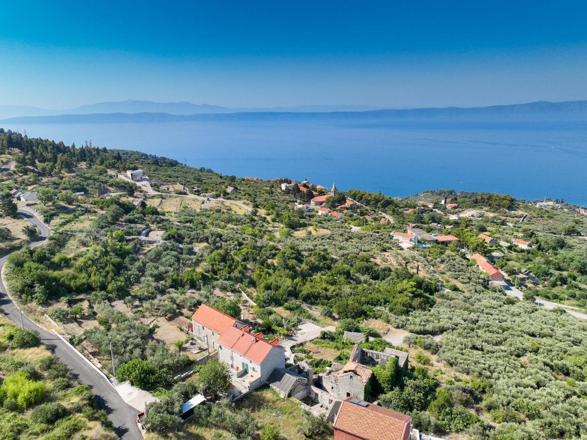 Stone House Kurtic Stara Podgora Villa Eksteriør billede